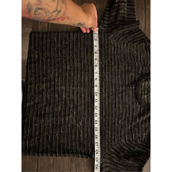 Club Monaco Italian Yarn Textured Crewneck Sweater Mens Size S Silk Alpaca Wool - Picture 12 of 13